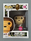 FUNKO POP! BABY MILO #18 FLOCKED VARIANT A Bathing Ape BAIT EXCLUSIVE UNRELEASED