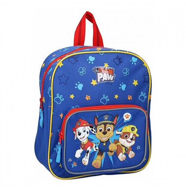 Paw Patrol Kinder Rucksack mit Marshall Chase Rubble, 28x25x13cm, Restposten