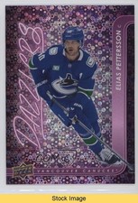 2024 Upper Deck Extended Series Dazzlers Pink Elias Pettersson #DZ-114 READ 3d2