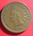 1878 US Indian Head Cent! Choice VF Details! Semi Key Date! Old US Coin!