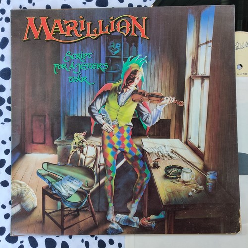 1983 Marillion Script For A Jester's Tear UK EMC3429 LP 12" Vinyl Record Prog - Picture 2 of 17