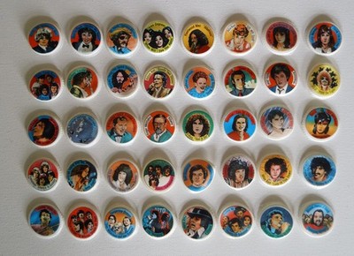 POP STAR GALLERY - Coca Cola Knibbelbilder - 40-ziger Kompletter Satz 1983