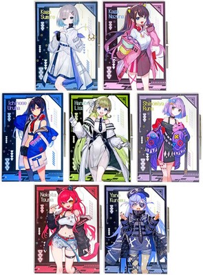VSpo! Virtual YouTuber Acrylic Panel Set 7pcs A4 Limited Edition