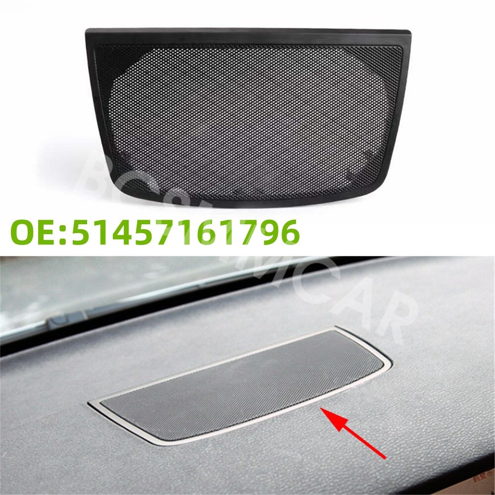 Fit For BMW X5 (E70) 3.0si 4.8i 2007-2009 Dashboard Speaker Cover Mesh Grille