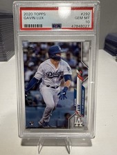 ? 2020 Topps #292 Gavin Lux Rookie Card PSA 10 GEM MINT ?. rookie card picture