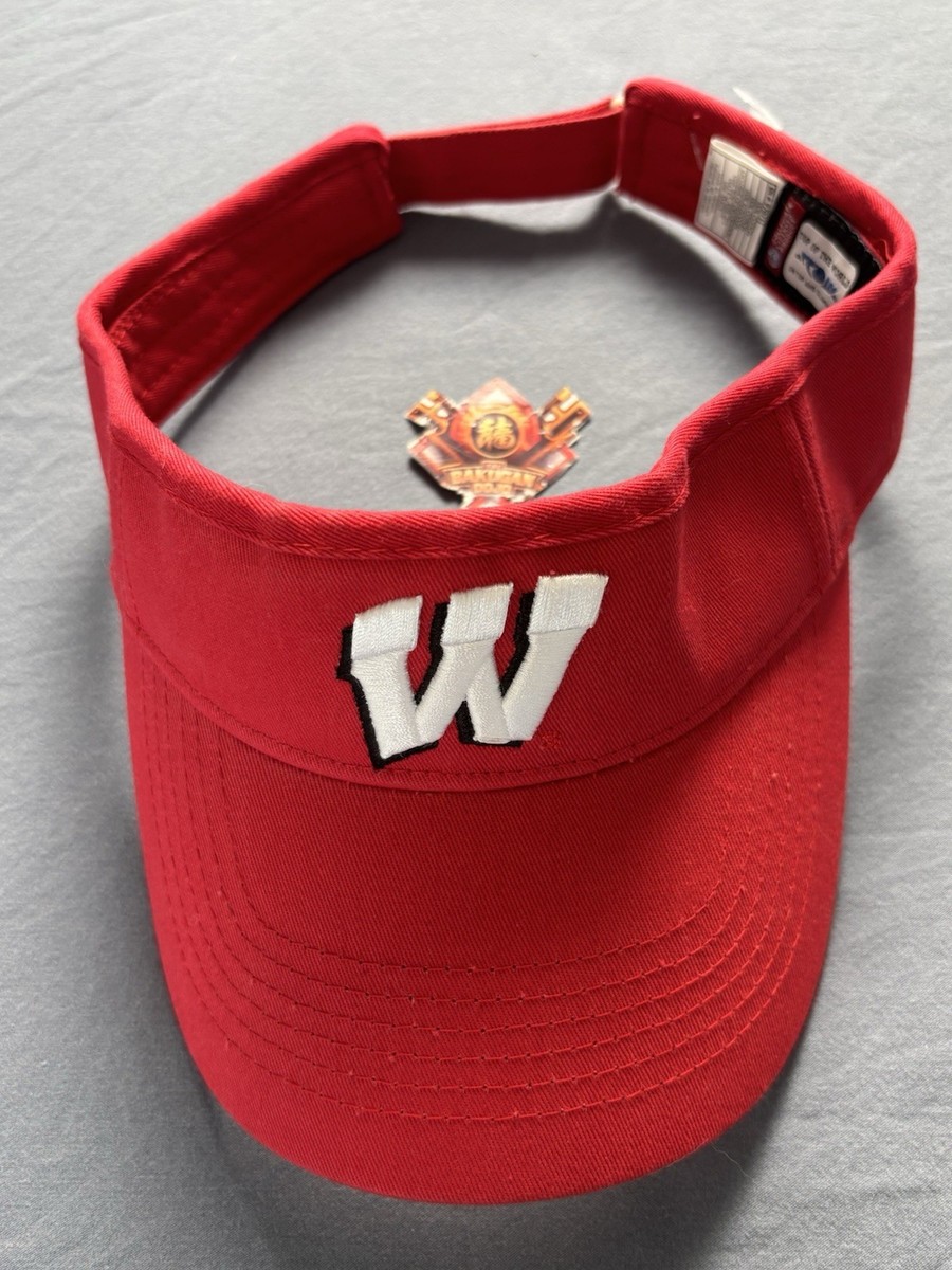 Wisconsin Badgers Red Visor Hat Top of the World Adjustable  display picture 2