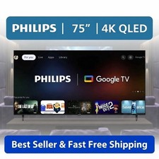 Philips 75 QLED 4K UHD Smart Google TV HDR10 ...