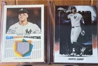 Topps Aaron Judge Yankees Clubhouse Collection & Chrome Card Lot—2 Cards, Game-…