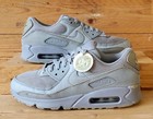Nike Air Max 90 Recraft Low Leather Sneaker UK6/US7/EU40 CN8490-001 Wolf Grey