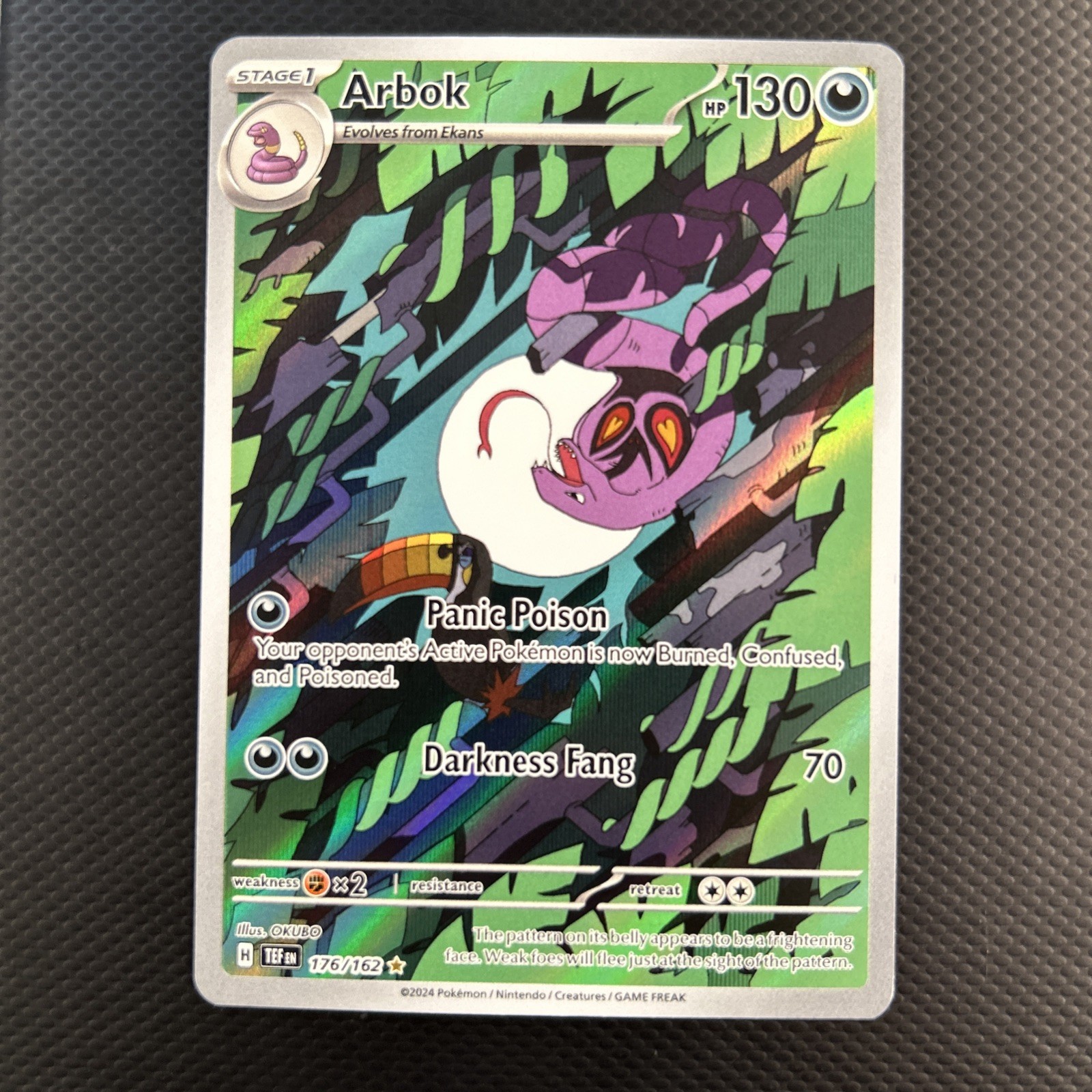 Arbok 176/162 Illustration Rare Temporal Forces Nm