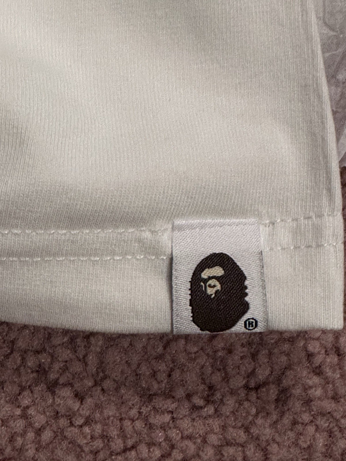 New A Bathing Ape XL Bape T-Shirt Smoking Ape Boss Ape With Tags And Bag thumbnail 7