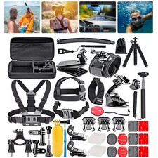 50 In 1 Accessories Kits For Gopro 13 12 11 10 9 8 7 6 Bundle Chest Head Mount