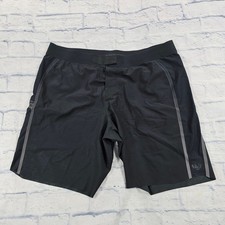 O'Neill Hyperfreak Hydro Board Shorts Mens 38 Black Stretch Swim Trunks Surf