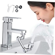 1080° Faucet Extender For Bathroom Sink, Rotating Faucet Extender Dual-Mode
