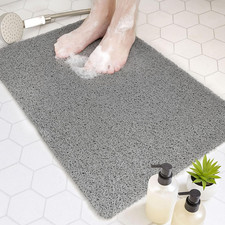 Bathtub Mat Non Slip, 24X16 Inch Shower Mats for inside Shower, PVC Loofah Bathr