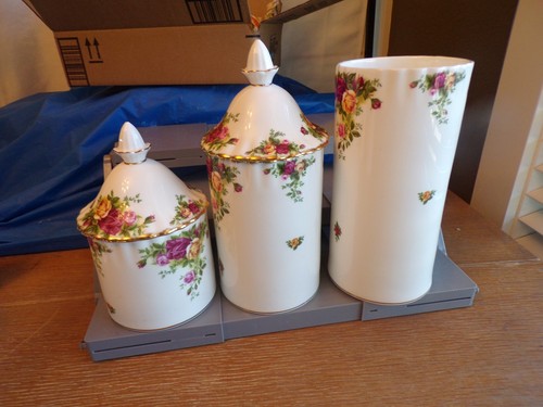 Choice Royal Albert Old Country Roses Bone China Canisters Sets - Picture 3 of 20