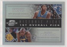 2019 Panini Contenders Optic Historic Picks Anthony Davis Chris Webber HOF 00zd