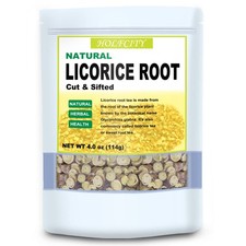 Natural Licorice Root, Cut  Sifted, 4.0oz 114g , 100 Licorice Root