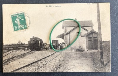 CPA 03 ALLIER LE PIN La GARE Edit MARCAUD
