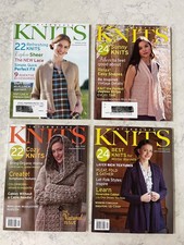 Lot of 4 Interweave Knits Knitting Magazines: Spring, Summer, Fall Winter 2009