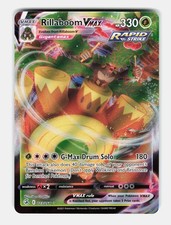 Rillaboom VMAX 023/264 Holo VMAX Rare Fusion Strike Pokemon Near Mint