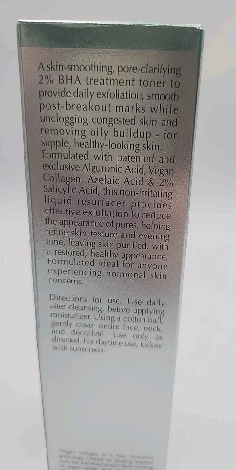 Ácido algurónico Algenist Genius + tónico de colágeno vegano exfolia y suaviza nuevo en caja Foto 3 de 4