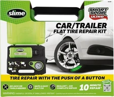 Flat Tire Repair Kit, Ultra, All-in-One Solution, Repairs and Inflates, Car/Tr