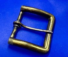 Classic Single Prong Replacement Large Uniform Style Brass Tone Belt Buckle