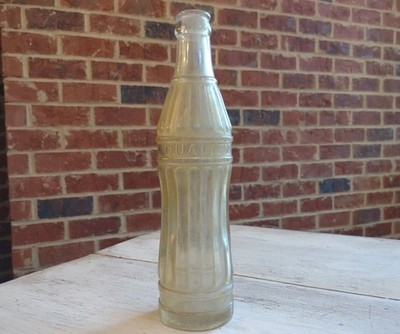 Vintage QUALITY BEVERAGES Nu-Grape Btg Co OXFORD ALABAMA AL Art Deco SODA BOTTLE