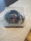 Arian Foster Signed Texans Riddell Mini Helmet Autograph Certificate From Leaf