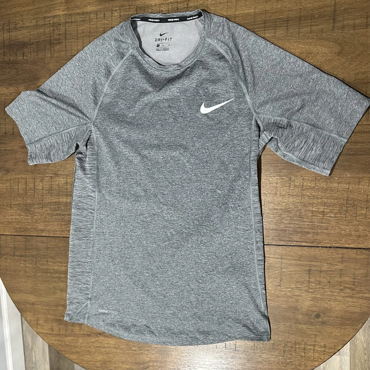 Gray dri fit best sale shirt