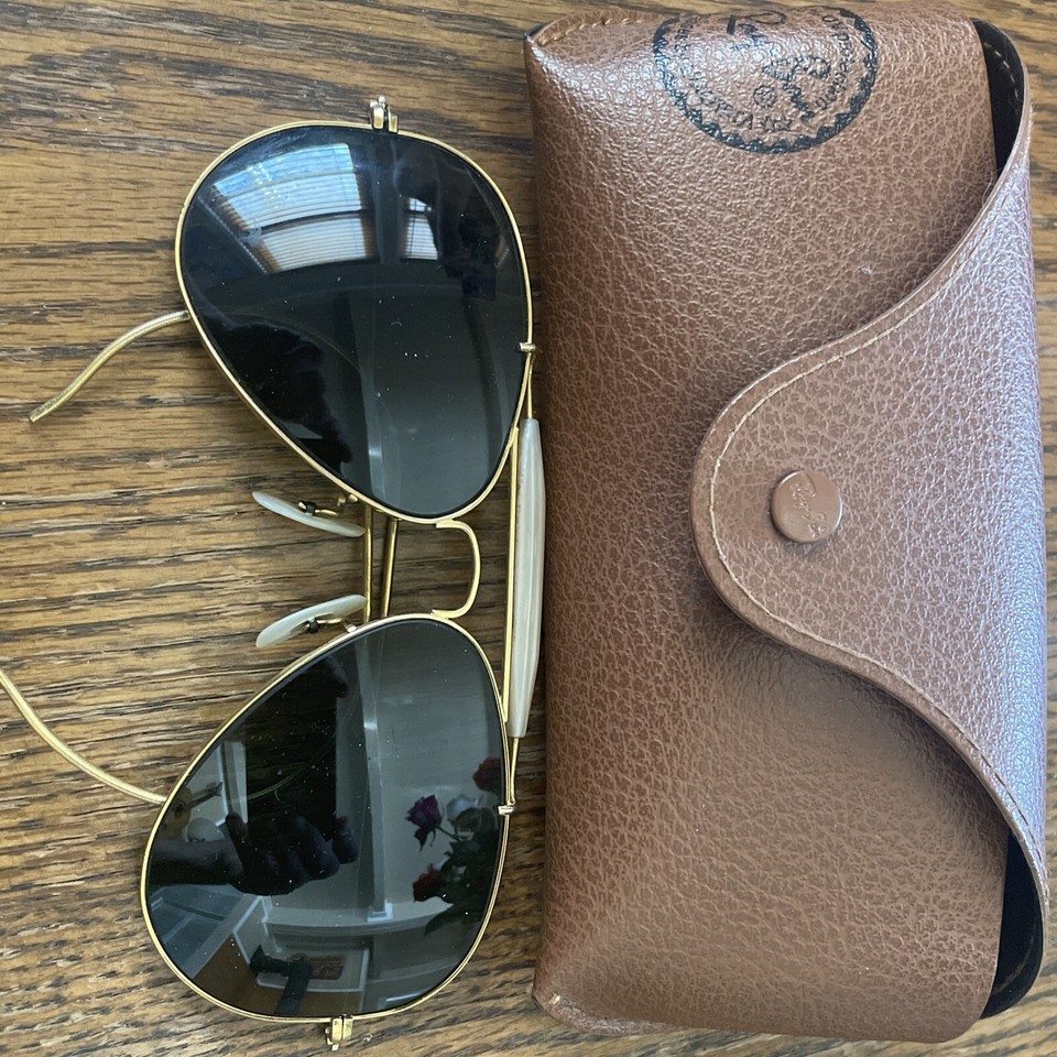 ray ban 58014 gold