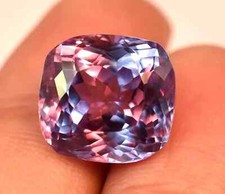 9.40 Ct Natural Certified Alexandrite Color Change Cushion Cut Loose SG Gemstone