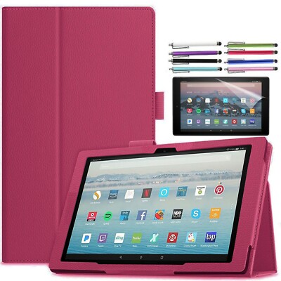 Smart Folio Case for Amazon Fire HD 8/ HD 8 Plus 2020/2022/2024 Slim Stand Cover