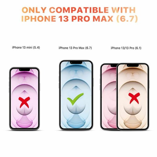 Privacy Tempered Glass Screen Protector for Apple iPhone 13/14 Pro Max 6.7" - Picture 4 of 7