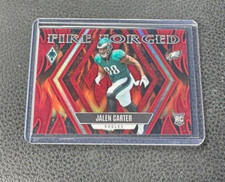 2023 Panini Phoenix Jalen Carter Fire Forged Rookie Red Parallel 196/199