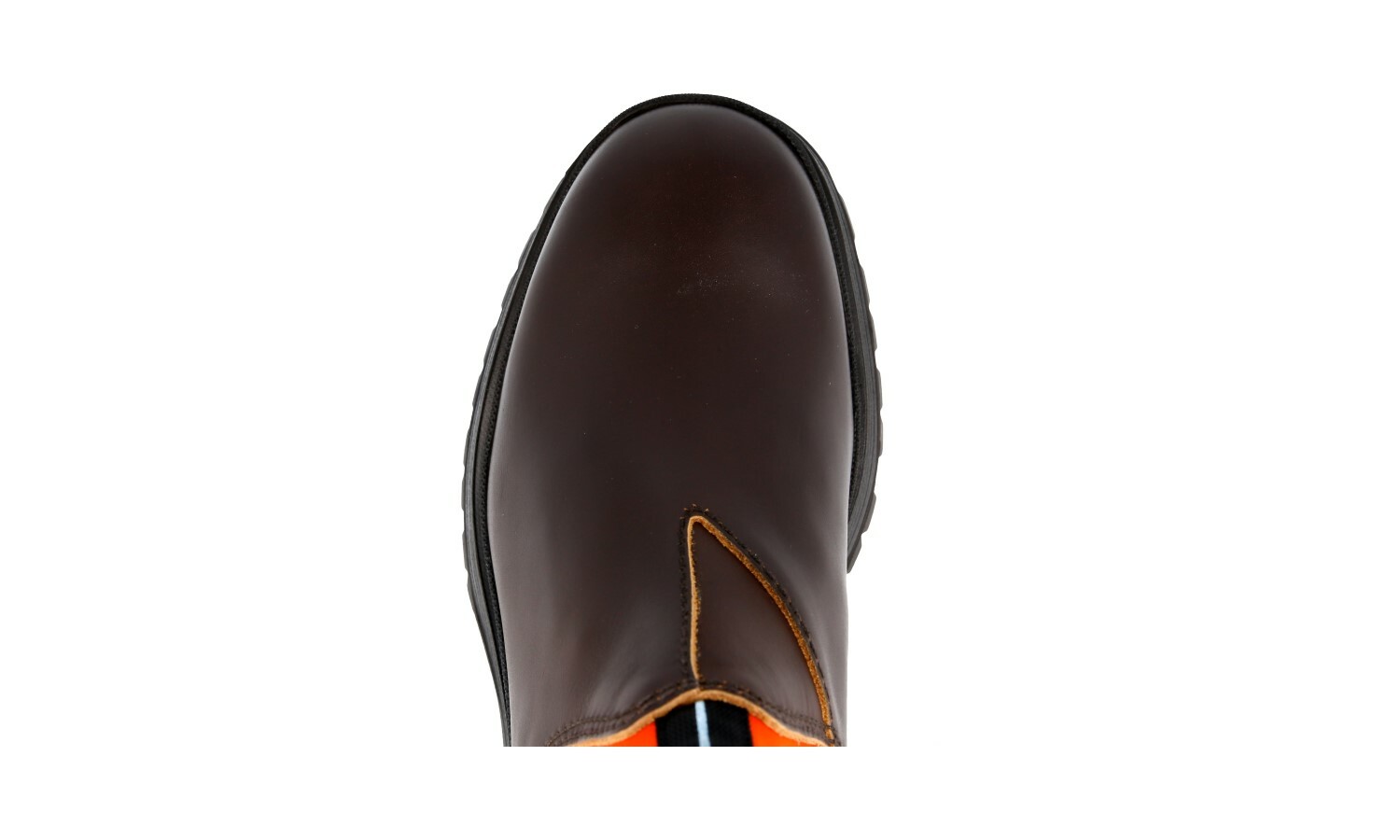 AUTH LUXURY PRADA HALF-BOOT SHOES 4T3338 BROWN LEATHER NEW image 10