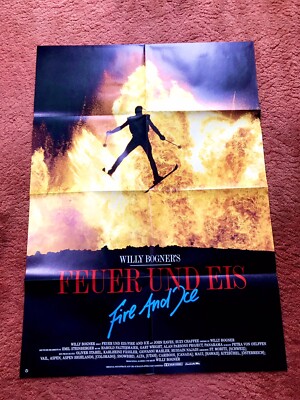 Feuer und Eis - Fire and Ice Kinoplakat Poster A1, Willy Bogner