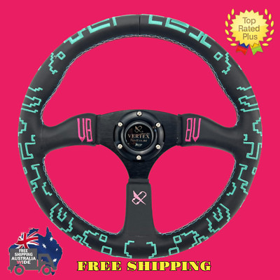 Vertex x Bowz Collaboration Style Steering Wheel 325mm VX VB Green