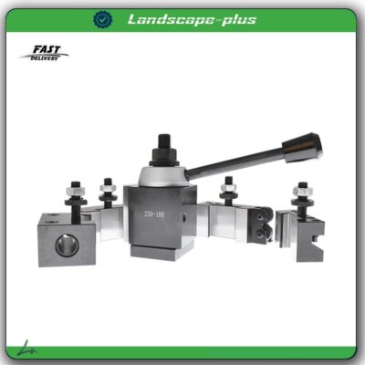 NEW AXA 250-100 Piston Quick Change Tool Post Holder Set For Lathe 6 - 12'' 6PCS