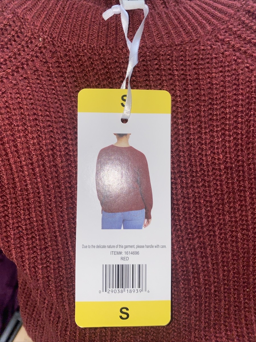 m　0 NWT Jessica Simpson Women's Crew Neck Winter Sweater Size Small