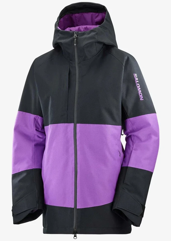 Salomon Bashley Ski Jacket Women's Size S Lightweight Packable Waterproof Puffer - Image 3 of 4