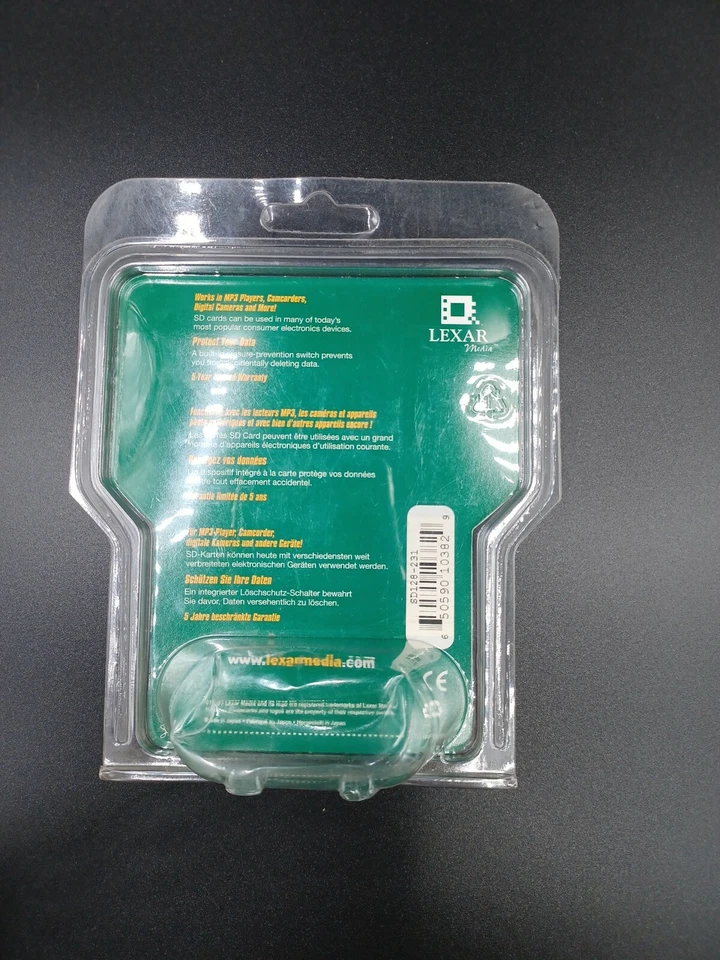 Lexar Secure Digital 128MB Memory Card (SD128-285) - Image 2 of 2