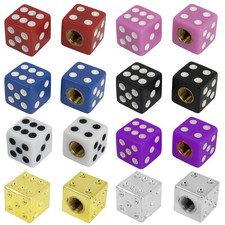 Dice Valve Caps New For Lowrider BMX Chopper Bikes ALL COLORS 