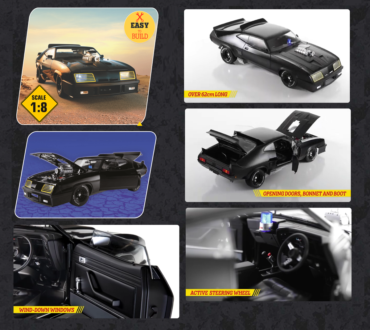 NEW Hachette Build The Iconic Ford Falcon XB GT 1:8 Partworks