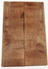 Walnut Claro Figured 2 pc Knife Scales 1/4" x 2" x 6" - 1264
