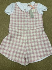 Girls River Island Mini Boucle Playsuit 4-5 Years BNWT