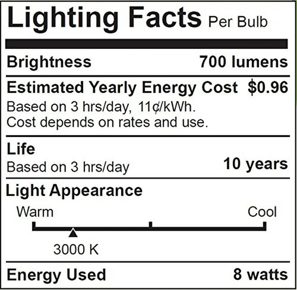 4 Pack Bioluz LED BR30 LED Dimmable Bulb, 65W Equivalent (Uses 8W) 700 lumen,... - Image 4 of 4