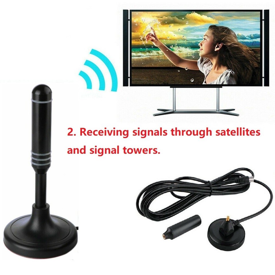 UK Best Portable TV Antenna Indoor Outdoor Digital HD Freeview Aerial