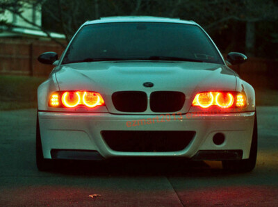 Switchback LED halo rings for BMW E36 E38 E39 E46 HID headlight angel eye lamp